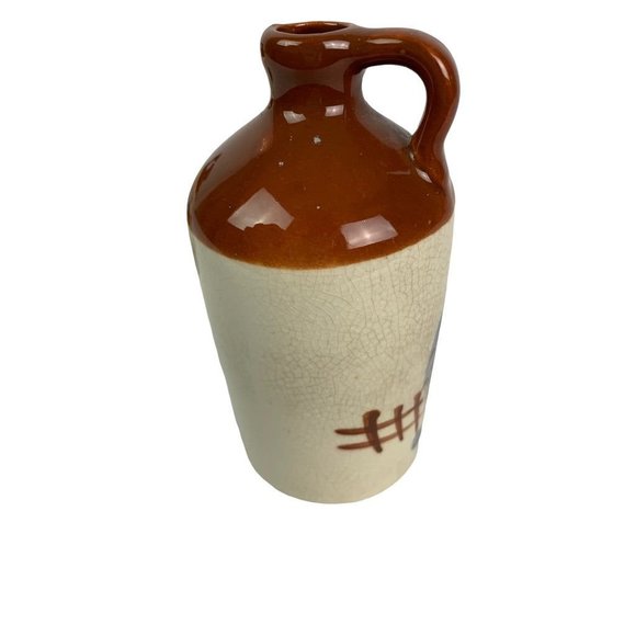 Set of Oil and Vinegar Crocks Cruets 4 3/4"h Rooster Country Theme - Picture 8 of 9